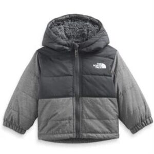 NWT The North Face Baby Boy Mount Chimbo Reversible Hooded Jacket Cozy Warm